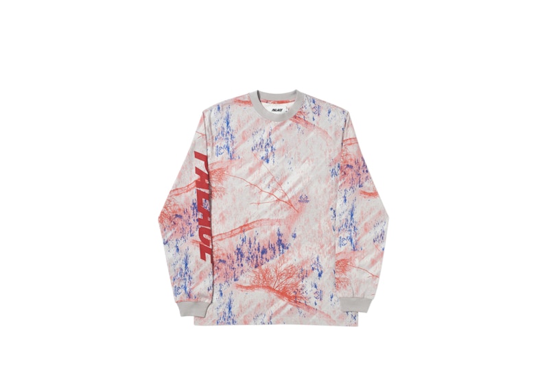 Palace Real Tree Fishing Longsleeve Grey