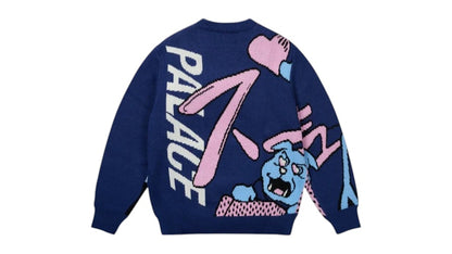 Palace Rear View Knit Blue