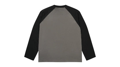 Palace Rear View Raglan Longsleeve Shirt Black/Mono