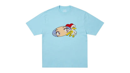 Palace Rear View T-Shirt Skyline Blue