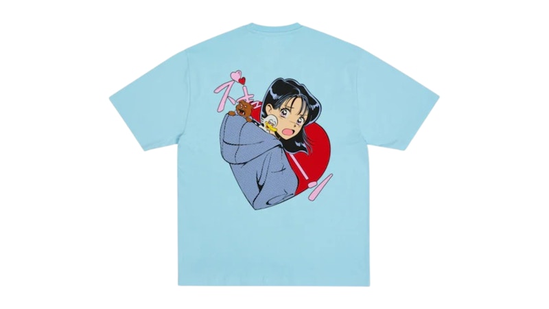 Palace Rear View T-Shirt Skyline Blue
