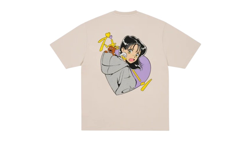 Palace Rear View T-Shirt Stoney Grey