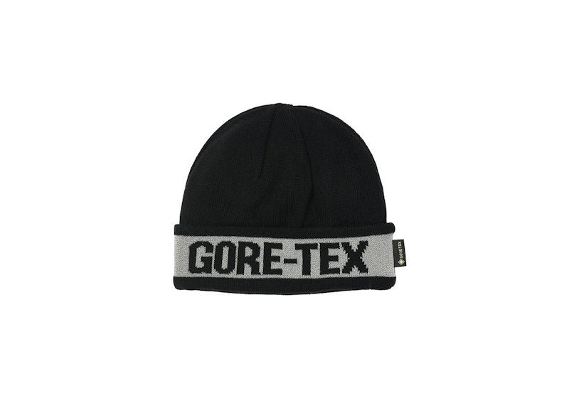 Palace Reflective Jacquard Gore-Tex Beanie Black
