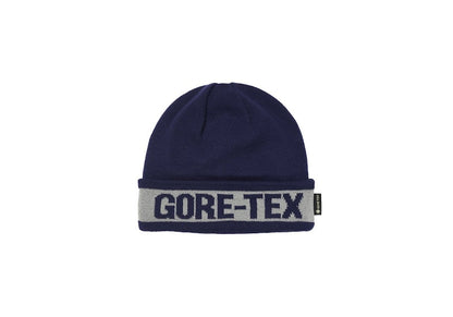 Palace Reflective Jacquard Gore-Tex Beanie Navy