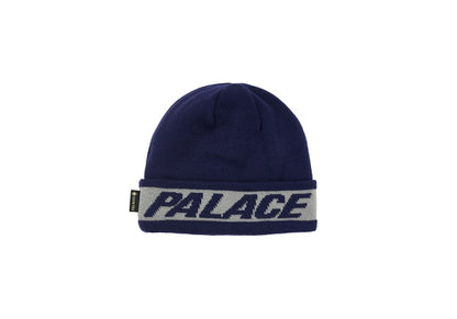 Palace Reflective Jacquard Gore-Tex Beanie Navy