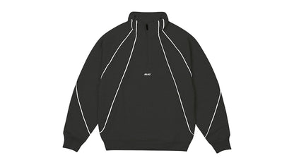 Palace Reflecto 1/4 Zip Grey Marl