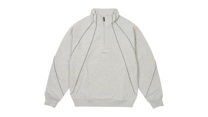 Palace Reflecto 1/4 Zip Grey Marl