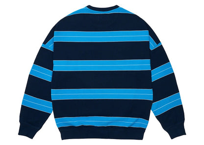 Palace Relax Stripe Crew Navy