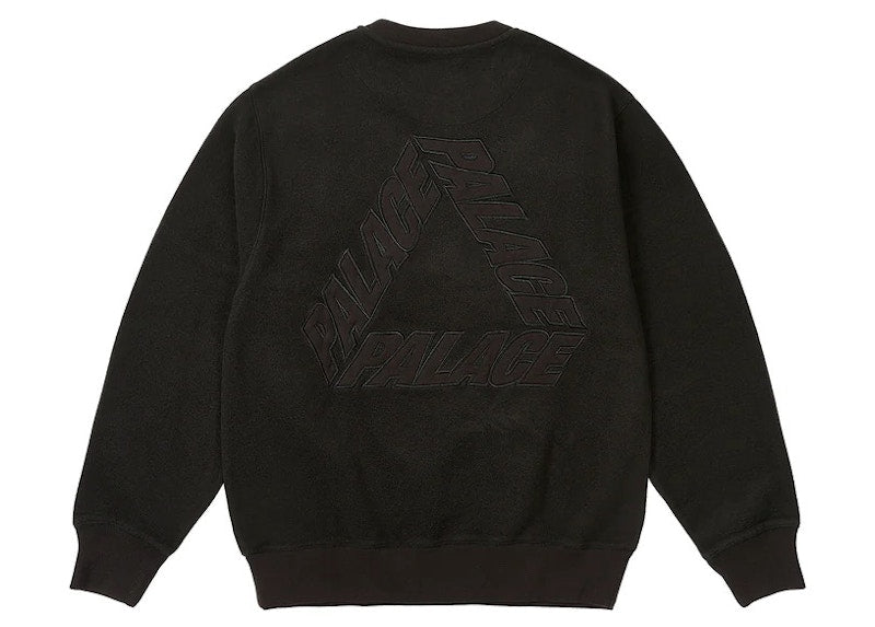 Palace Reverse P-3 Crew Black