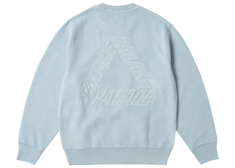 Palace Reverse P-3 Crew Chill Blue
