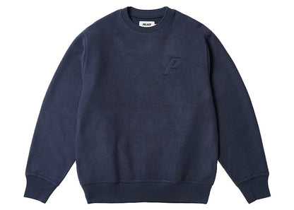 Palace Reverse P-3 Crew Navy