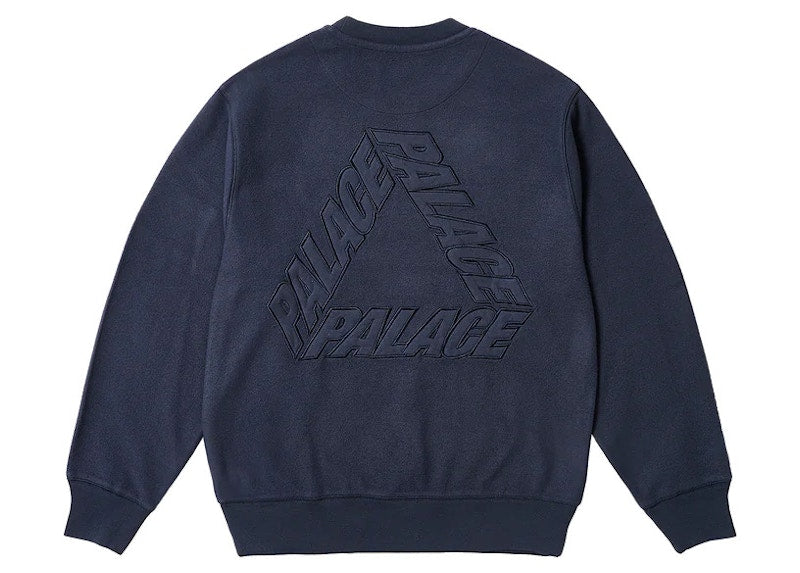 Palace Reverse P-3 Crew Navy