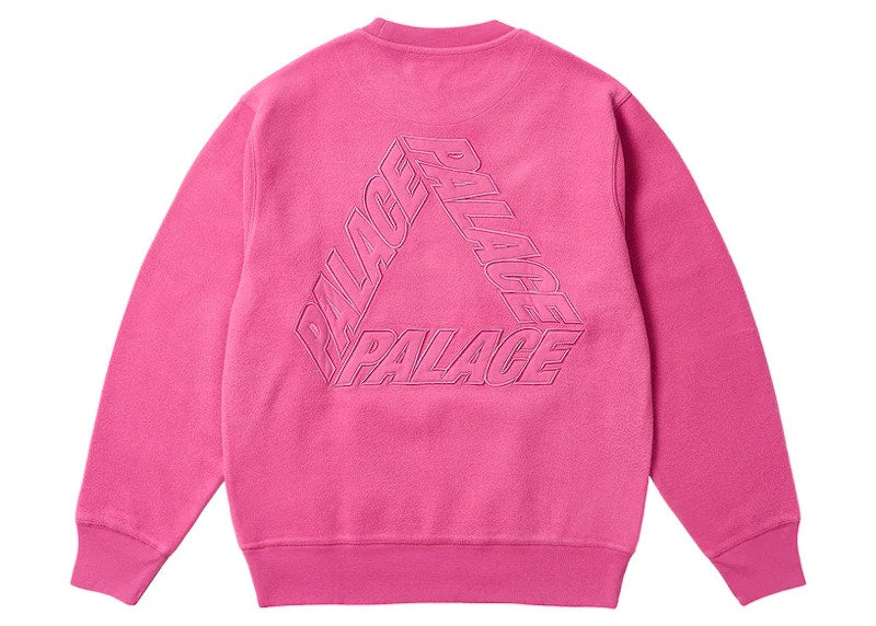 Palace Reverse P-3 Crew Shock Pink