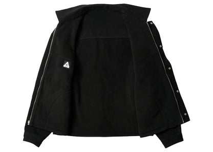 Palace Reversible Canvas Fleece Jacket Black/Black