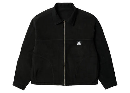 Palace Reversible Canvas Fleece Jacket Black/Black