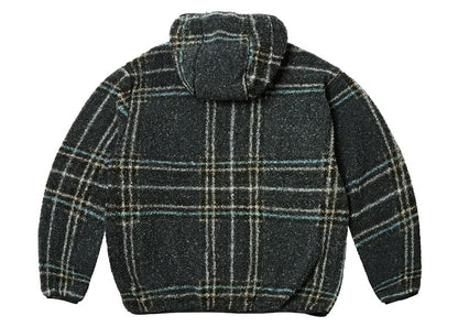 Palace Reversible Check Fleece Jacket Black