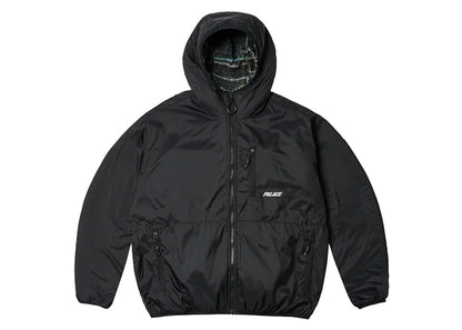 Palace Reversible Check Fleece Jacket Black