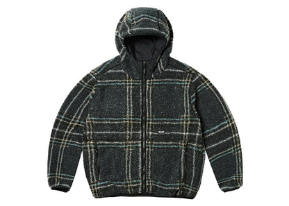 Palace Reversible Check Fleece Jacket Black
