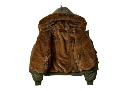 Palace Reversible Yeti Parka Olive