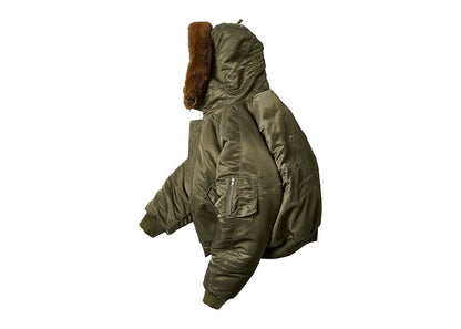 Palace Reversible Yeti Parka Olive