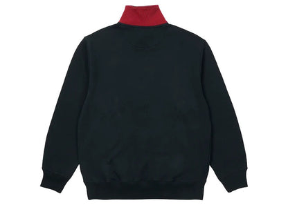 Palace Rib 1/4 Zip Funnel Navy