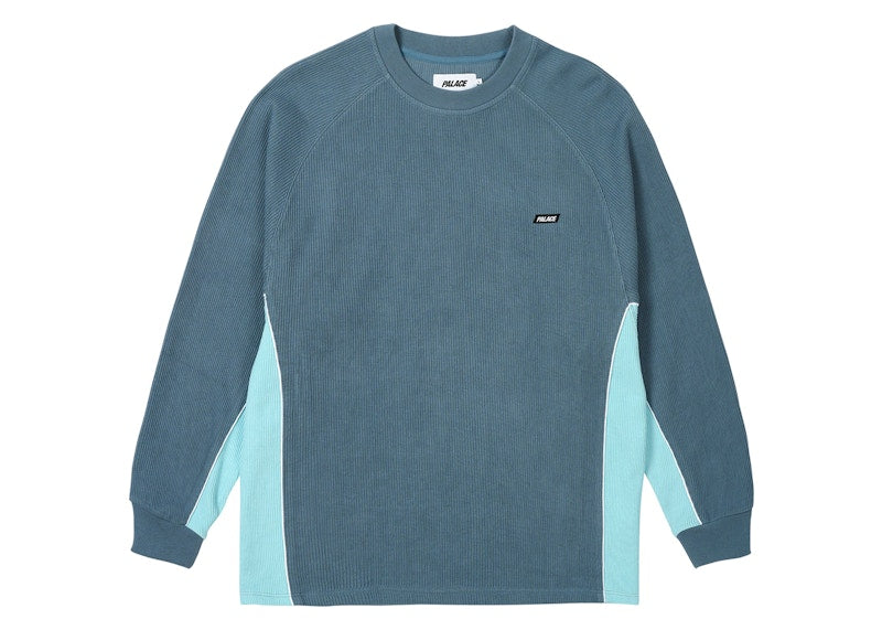 Palace Rib Jersey Longsleeve Faint Blue