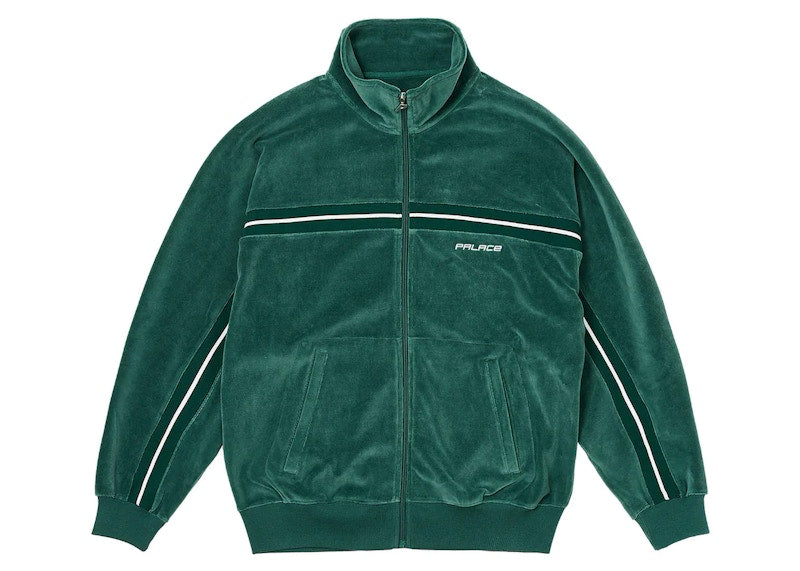 Palace Rib Panel Zip Funnel Green