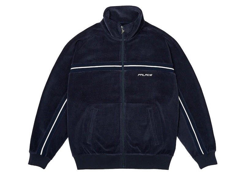 Palace Rib Panel Zip Funnel Navy