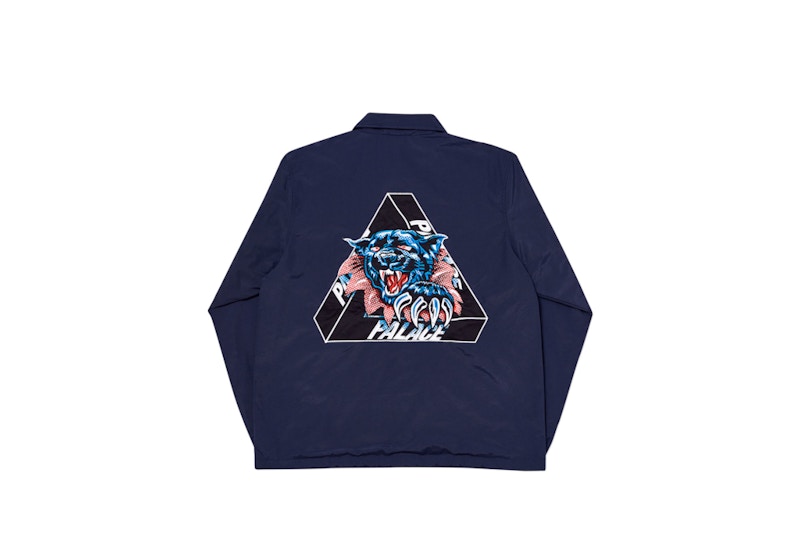 Palace Ripped Coach Jacket Navy