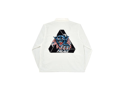 Palace Ripped Coach Jacket White