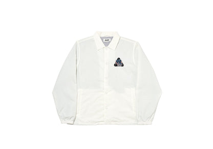 Palace Ripped Coach Jacket White