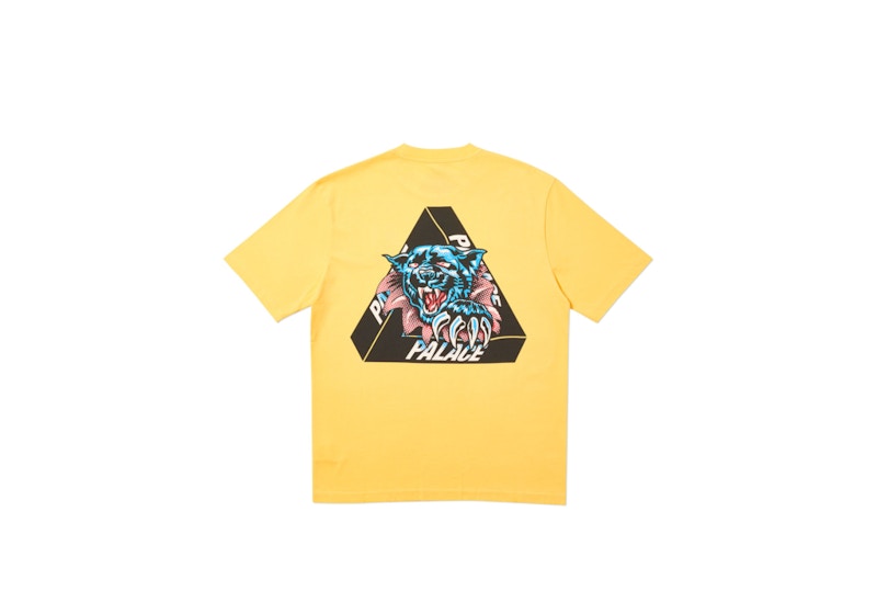 Palace Ripped T-shirt Yellow