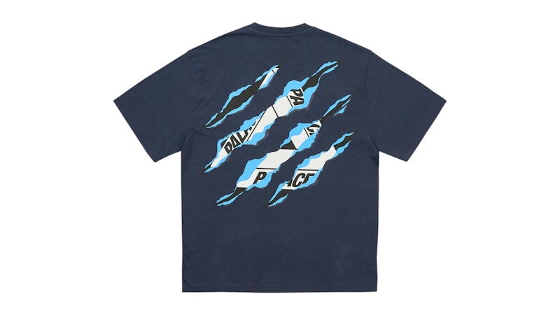 Palace Ripped Tri T-Shirt Navy