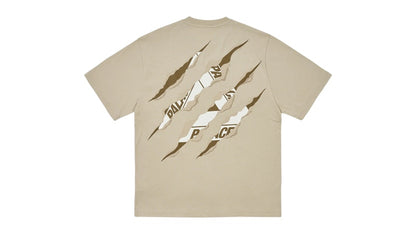Palace Ripped Tri T-Shirt Stoney Grey