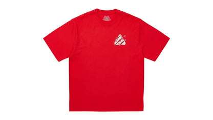Palace Ripped Tri T-Shirt Truest Red