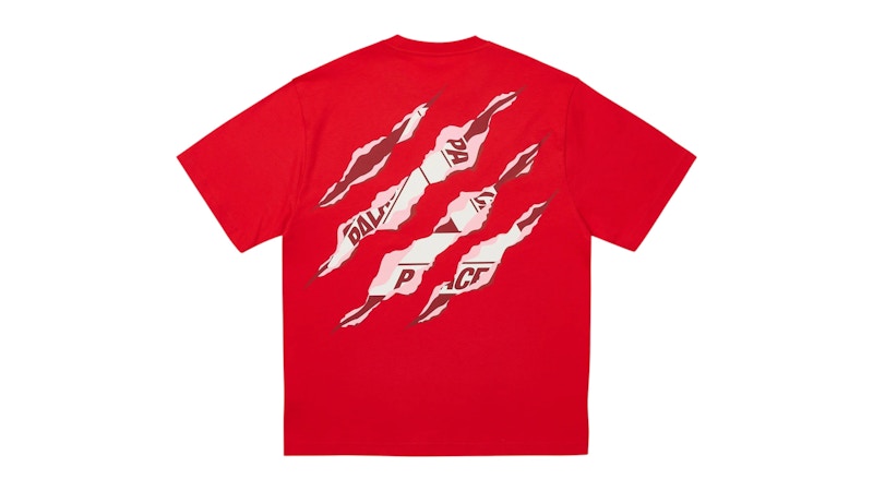 Palace Ripped Tri T-Shirt Truest Red