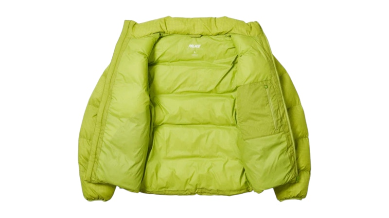Palace Ripstop Puffer Jacket Lime