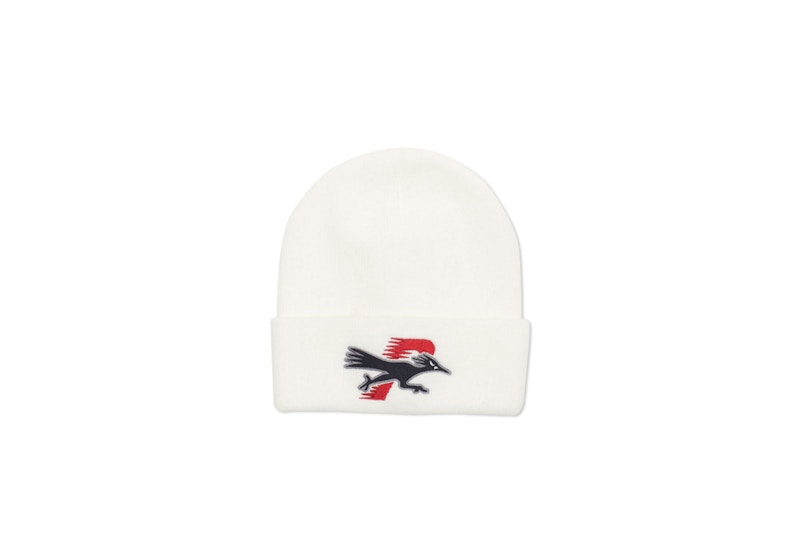 Palace Roadrunner Beanie White