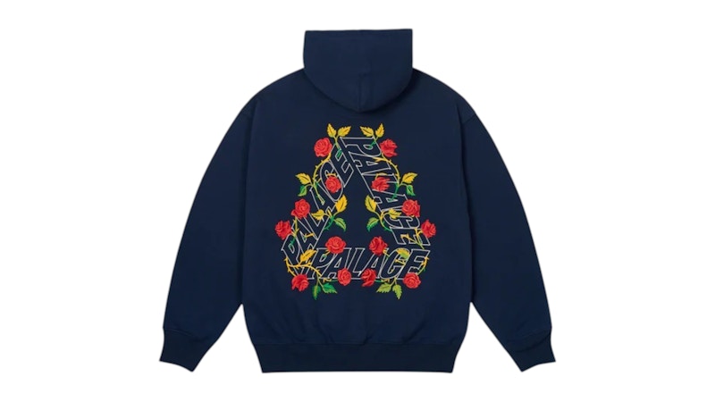 Palace Rose P3 Hood Navy