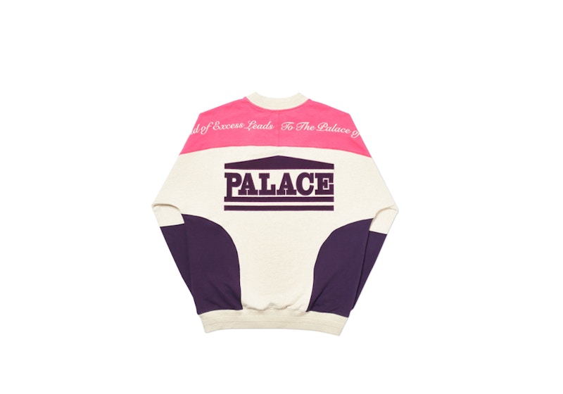 Palace Roundhouse 2 Da Face Crew Grey/Pink