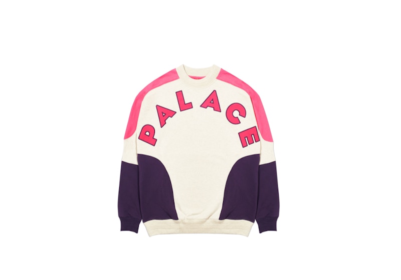 Palace Roundhouse 2 Da Face Crew Grey/Pink