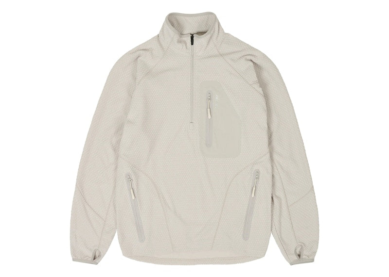 Palace Run It 1/2 Zip Thermal Track Jacket Concrete Grey
