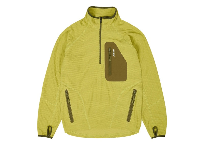 Palace Run It 1/2 Zip Thermal Track Jacket The Deep Green