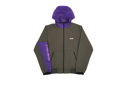 Palace S-Layer Track Top Olive/Purple