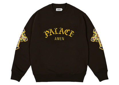 Palace Saints Crew Black