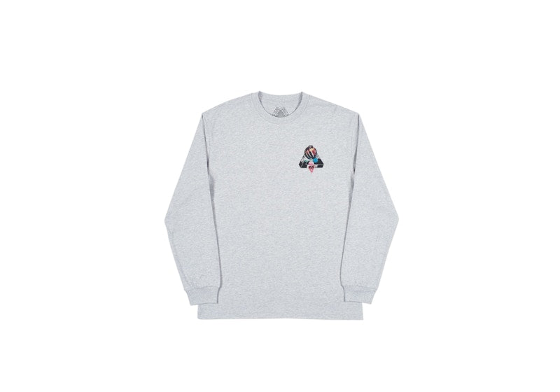 Palace Sans Ferg Longsleeve T-shirt Grey Marl