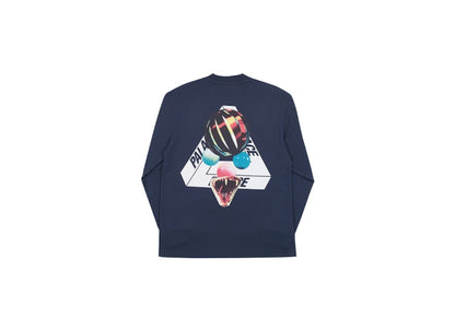 Palace Sans Ferg Longsleeve T-shirt Navy