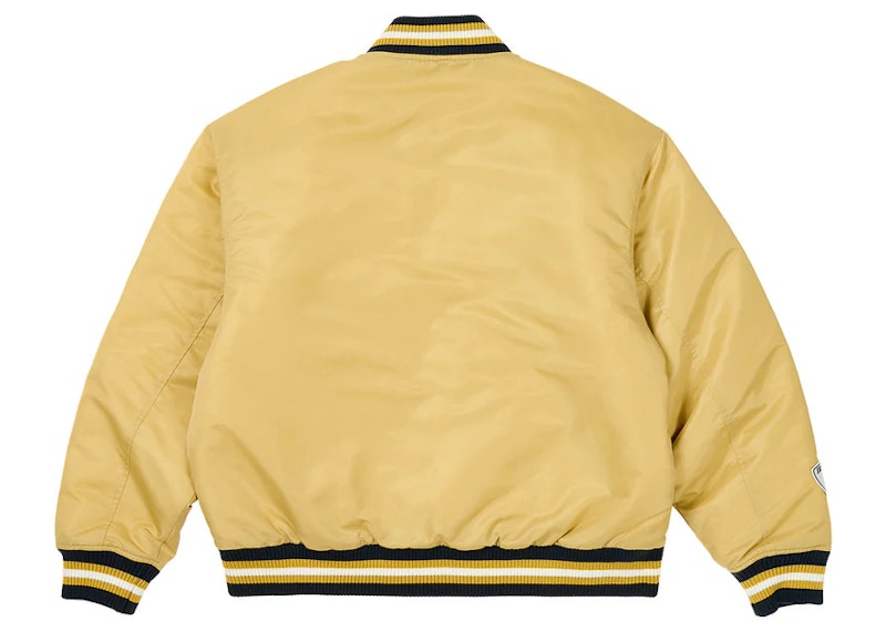 Palace Satin The Arena Jacket Gold
