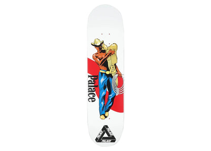 Palace Saves 8.1 Skateboard Deck White