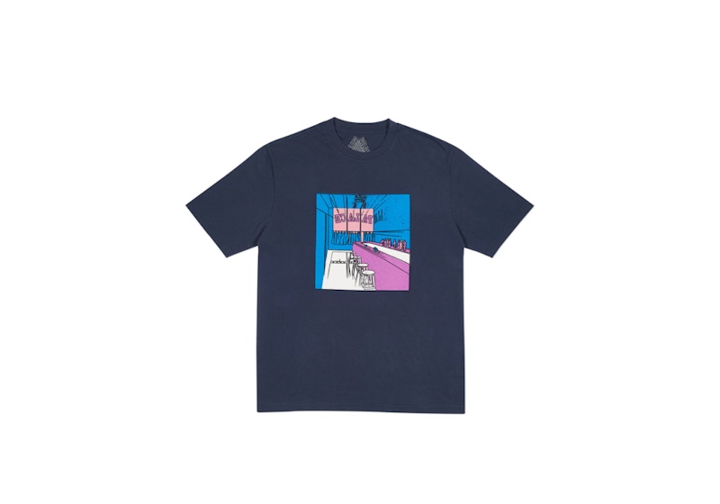 Palace Scheisse Face T-shirt Navy